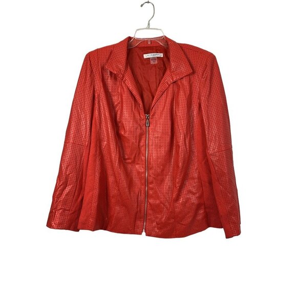 Peter Nygard Jackets & Blazers - Peter Nygard Women’s Robbing Red Jacket